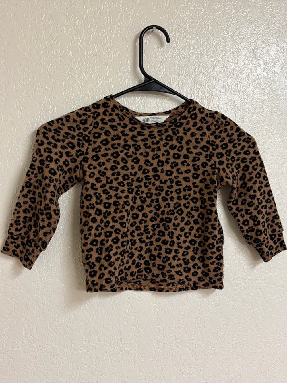 H&M Kids Leopard Print Sweater - Brown & Black - Picture 2 of 3